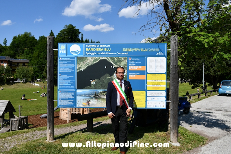 Bandiera Blu 2023 Lago delle Piazze - Bedollo