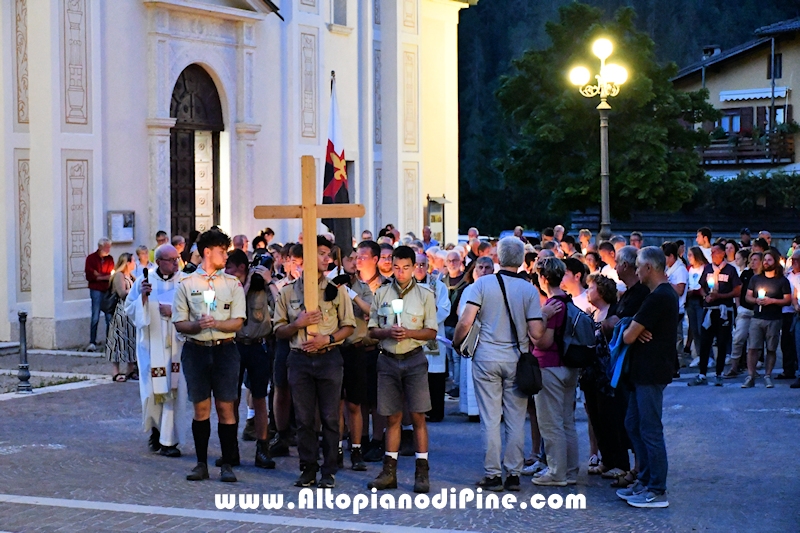 Rosario/fiaccolata fino alla Conca della Comparsa