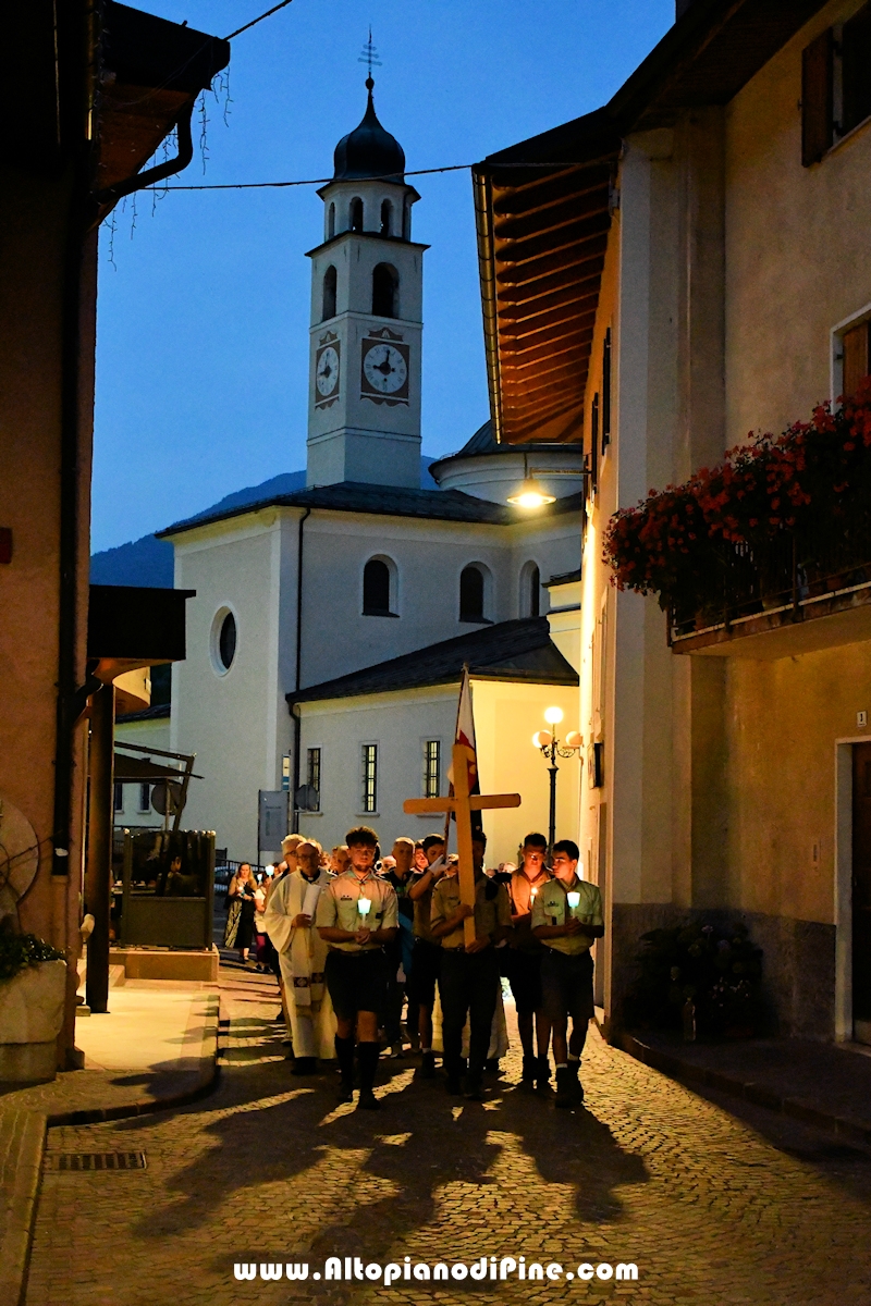 Rosario/fiaccolata fino alla Conca della Comparsa