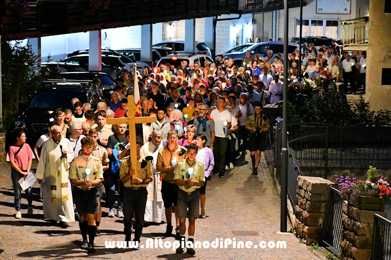 Rosario/fiaccolata fino alla Conca della Comparsa