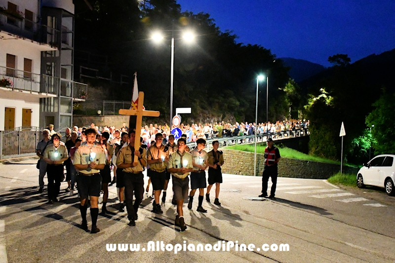 Rosario/fiaccolata fino alla Conca della Comparsa