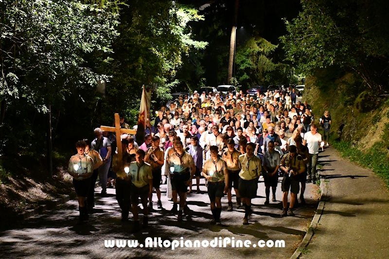 Rosario/fiaccolata fino alla Conca della Comparsa