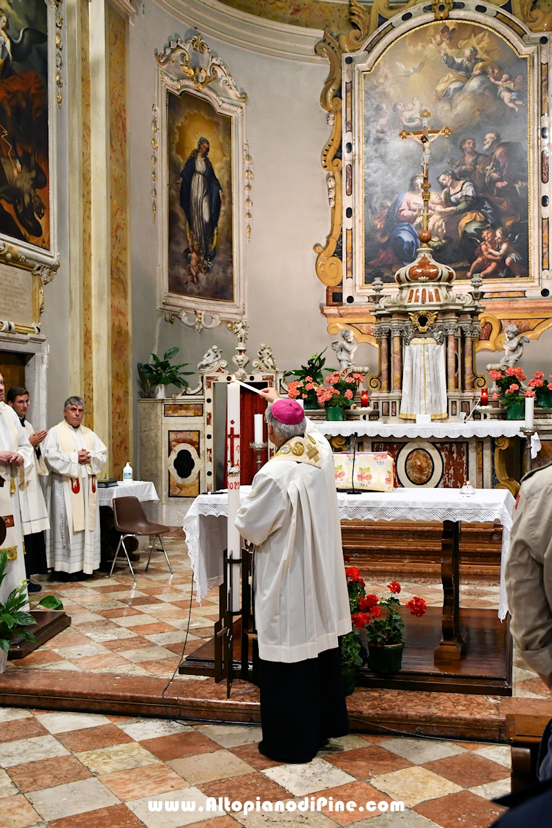 Santuario Madonna di Piné a  Montagnaga - Liturgia della Luce