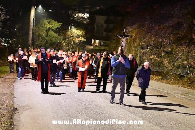 Via Crucis Interparrocchiale  Montagnaga-Comparsa 15 marzo 2024