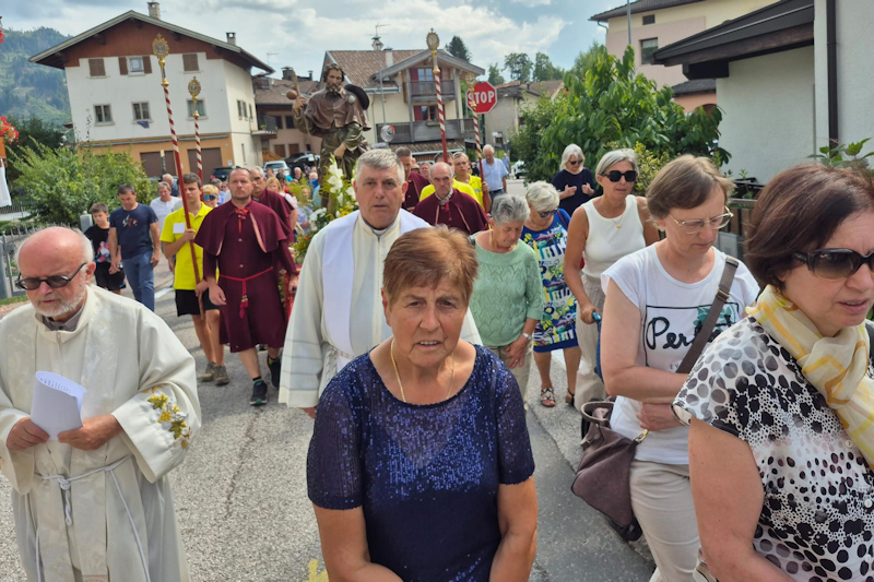 Processione di San Rocco Miola 16 agosto 2025 foto Pierluigi Bernardi