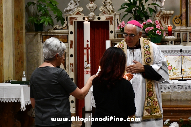 Liturgia della Luce Santuario Madonna di Piné a  Montagnaga