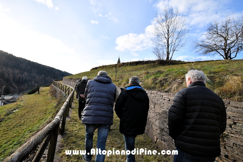 Alcuni componenti del coro che ha animato la S. Messa in onore di Santa Barbara - San Mauro Baselga di Piné