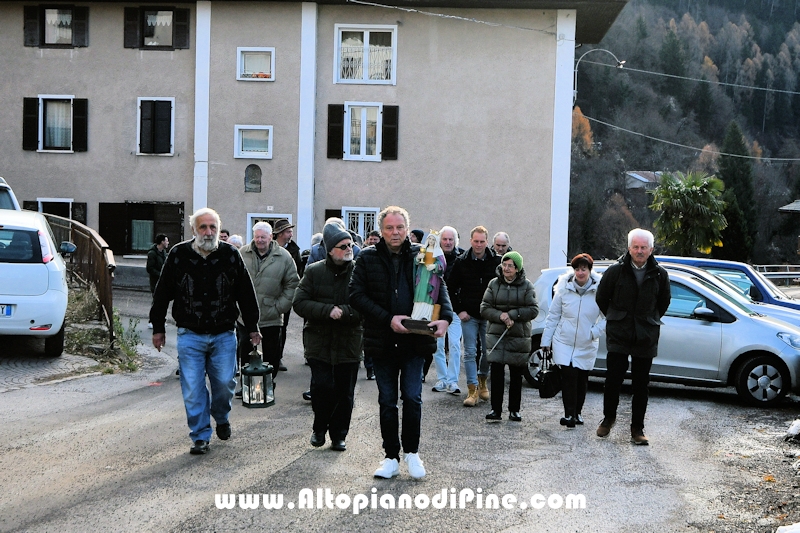 Processione con Santa Barbara - San Mauro Baselga di Piné 4 dicembre 2025