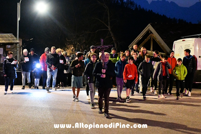 Via Crucis Interparrocchiale  Faida - Cané - Baselga d Piné 4 aprile 2025