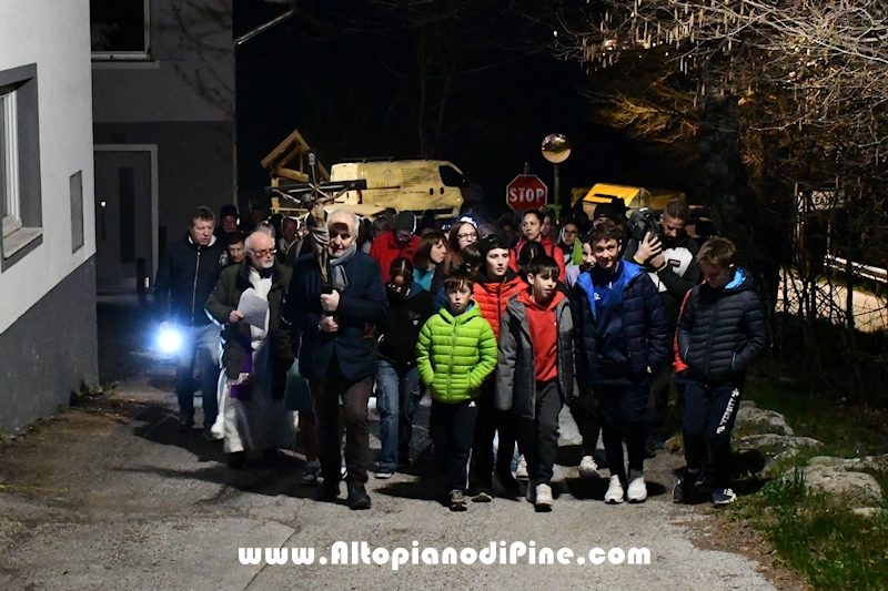 Via Crucis Interparrocchiale  Faida - Cané - Baselga d Piné 4 aprile 2025