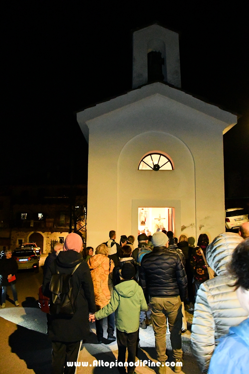 Via Crucis Interparrocchiale  Faida - Cané - Baselga d Piné 4 aprile 2025