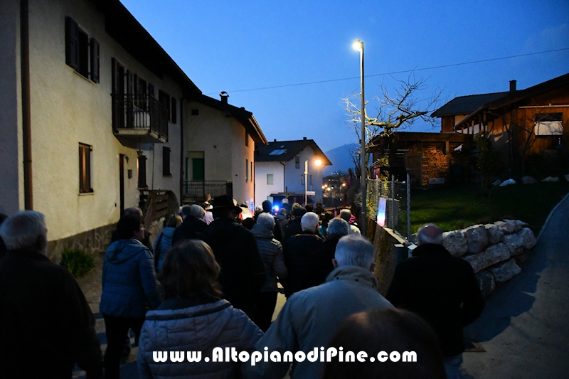 Via Crucis Interparrocchiale  Faida - Cané - Baselga d Piné 4 aprile 2025