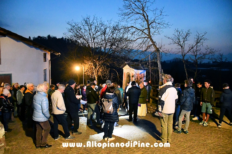 Via Crucis Interparrocchiale  Faida - Cané - Baselga d Piné 4 aprile 2025