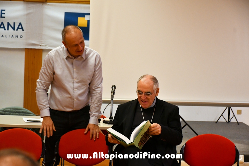 Visita pastorale dell'Arcivescovo don Lauro Tisi a Baselga di Pin&eacute; 