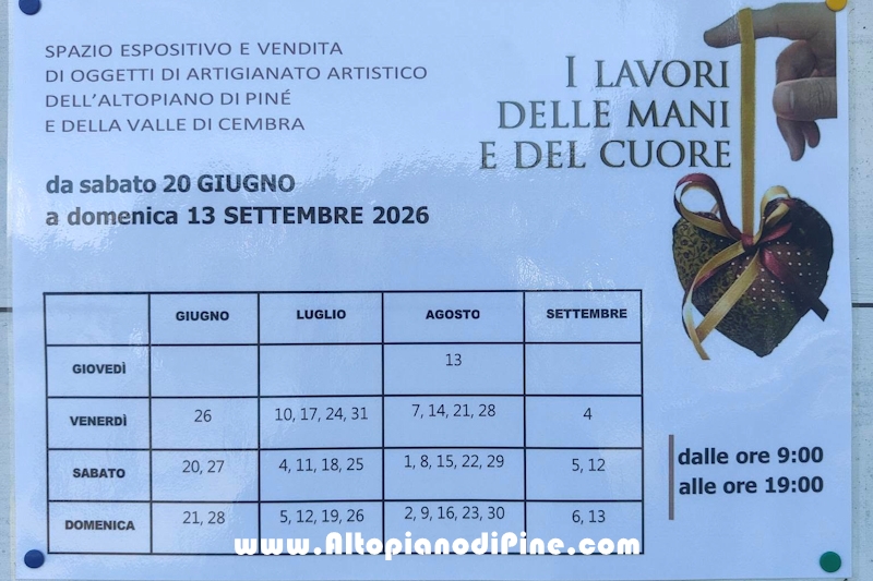 I lavori delle mani e del cuore - foto ANDREA NARDON per www.altopianodipine.com I lavori delle mani e del cuore
