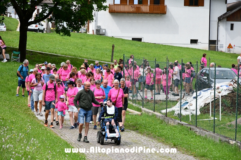 Foto ANDREA NARDON per www.altopianodipine.com Camminata in Rosa - Centrale Brusago -giugno 2026
