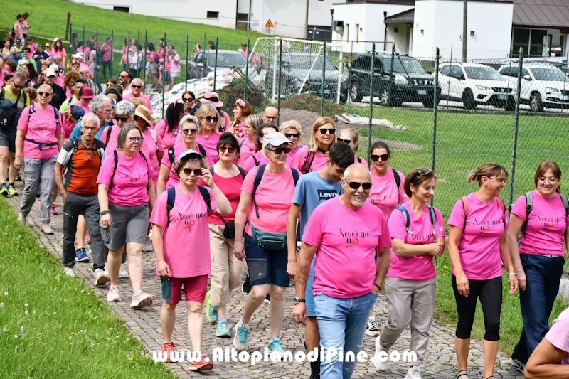 Foto ANDREA NARDON per www.altopianodipine.com Camminata in Rosa - Centrale Brusago -giugno 2026