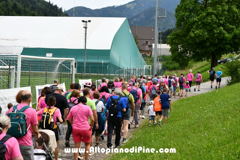 Foto ANDREA NARDON per www.altopianodipine.com Camminata in Rosa - Centrale Brusago -giugno 2026