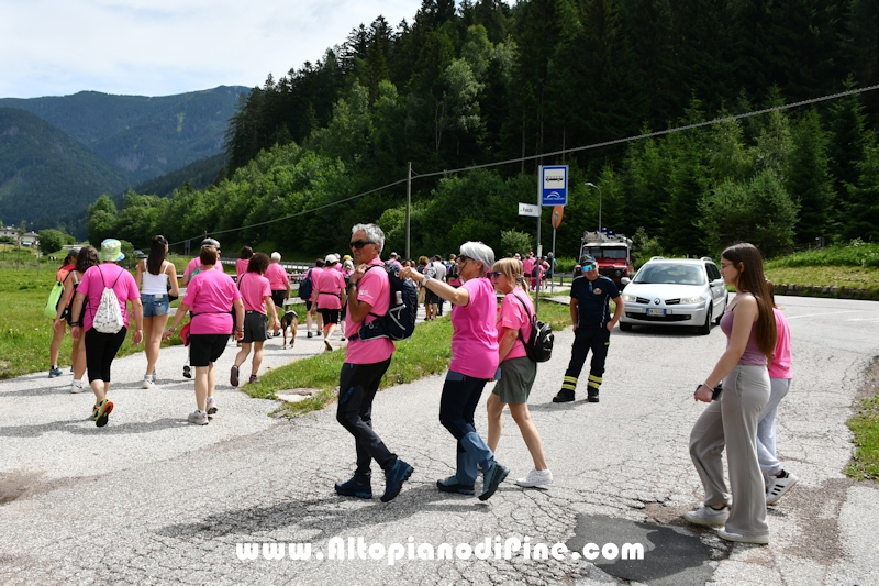 Foto ANDREA NARDON per www.altopianodipine.com Camminata in Rosa - Centrale Brusago -giugno 2026