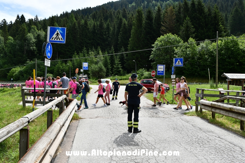 Foto ANDREA NARDON per www.altopianodipine.com Camminata in Rosa - Centrale Brusago -giugno 2026