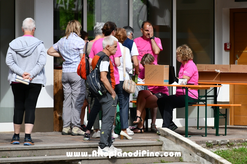Foto ANDREA NARDON per www.altopianodipine.com Camminata in Rosa - Centrale Brusago -giugno 2026
