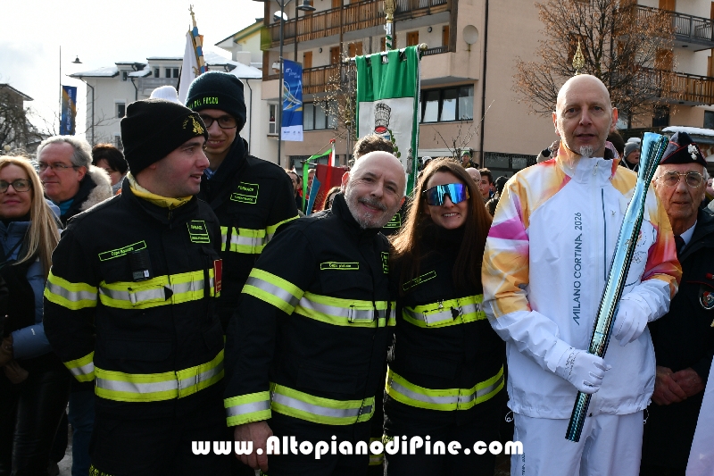 Passaggio Fiaccola Olimpica Miano Cortina 2026 - Baselga di Pin&eacute;