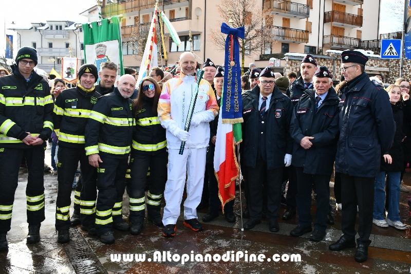 Passaggio Fiaccola Olimpica Miano Cortina 2026 - Baselga di Pin&eacute;