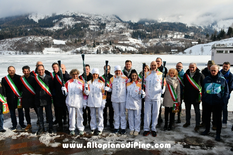 Passaggio Fiaccola Olimpica Miano Cortina 2026 - Baselga di Pin&eacute;