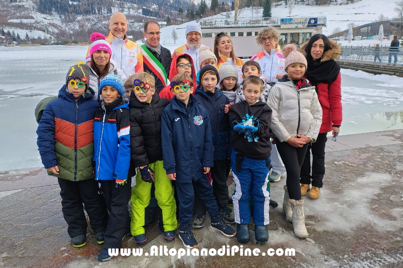 Passaggio Fiaccola Olimpica Miano Cortina 2026 - Baselga di Pin&eacute;