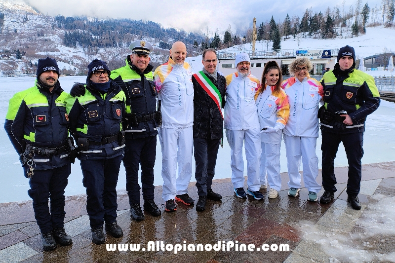 Passaggio Fiaccola Olimpica Miano Cortina 2026 - Baselga di Pin&eacute;