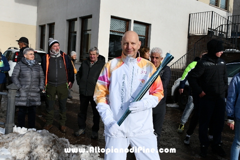 Passaggio Fiaccola Olimpica Miano Cortina 2026 - Baselga di Pin&eacute;