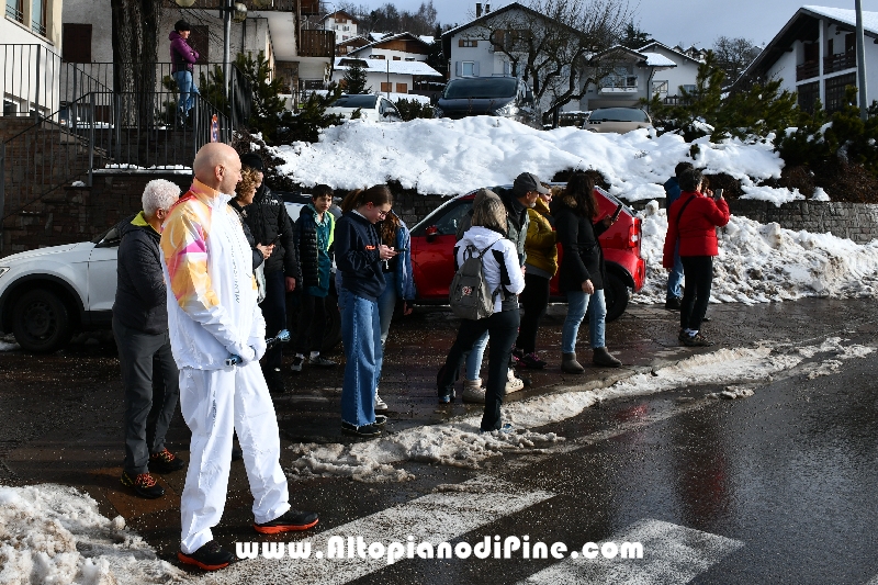 Passaggio Fiaccola Olimpica Miano Cortina 2026 - Baselga di Pin&eacute;