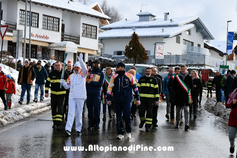 Passaggio Fiaccola Olimpica Miano Cortina 2026 - Baselga di Pin&eacute;