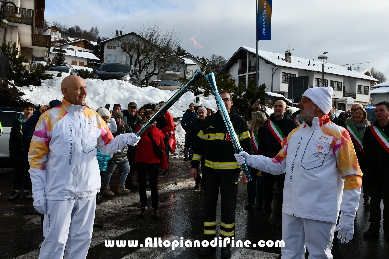 Passaggio Fiaccola Olimpica Miano Cortina 2026 - Baselga di Pin&eacute;