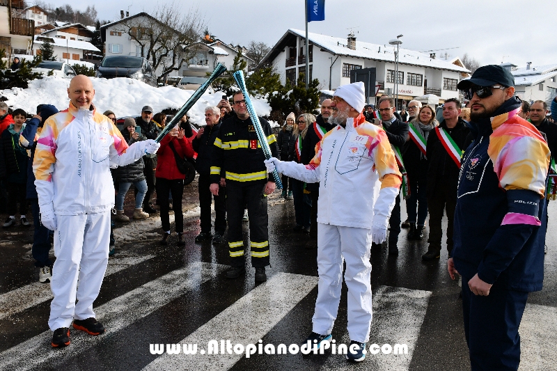 Passaggio Fiaccola Olimpica Miano Cortina 2026 - Baselga di Pin&eacute;