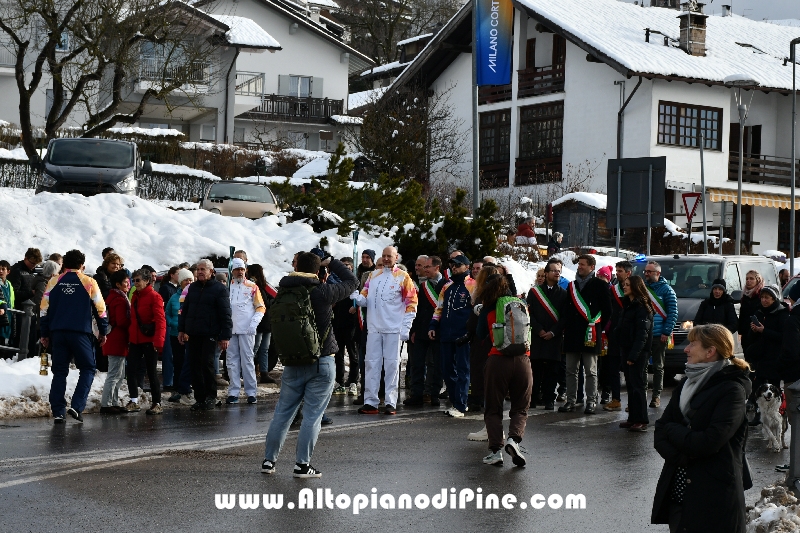 Passaggio Fiaccola Olimpica Miano Cortina 2026 - Baselga di Pin&eacute;