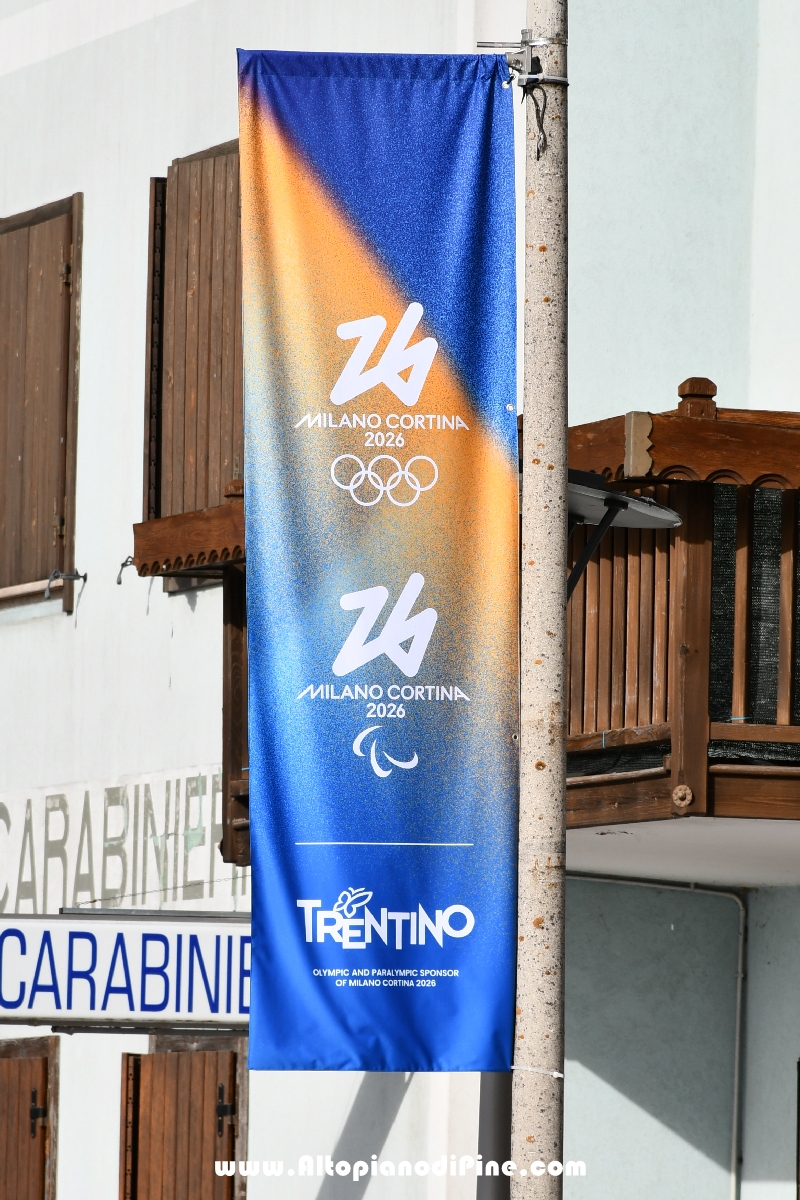Passaggio Fiaccola Olimpica Miano Cortina 2026 - Baselga di Pin&eacute;