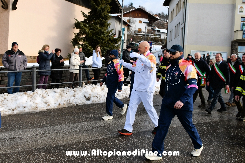Passaggio Fiaccola Olimpica Miano Cortina 2026 - Baselga di Pin&eacute;