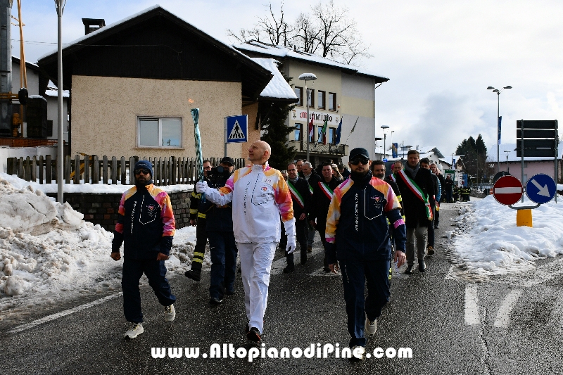 Passaggio Fiaccola Olimpica Miano Cortina 2026 - Baselga di Pin&eacute;
