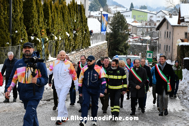 Passaggio Fiaccola Olimpica Miano Cortina 2026 - Baselga di Pin&eacute;