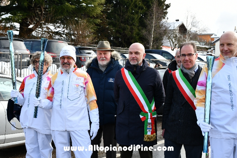 Passaggio Fiaccola Olimpica Miano Cortina 2026 - Baselga di Pin&eacute;