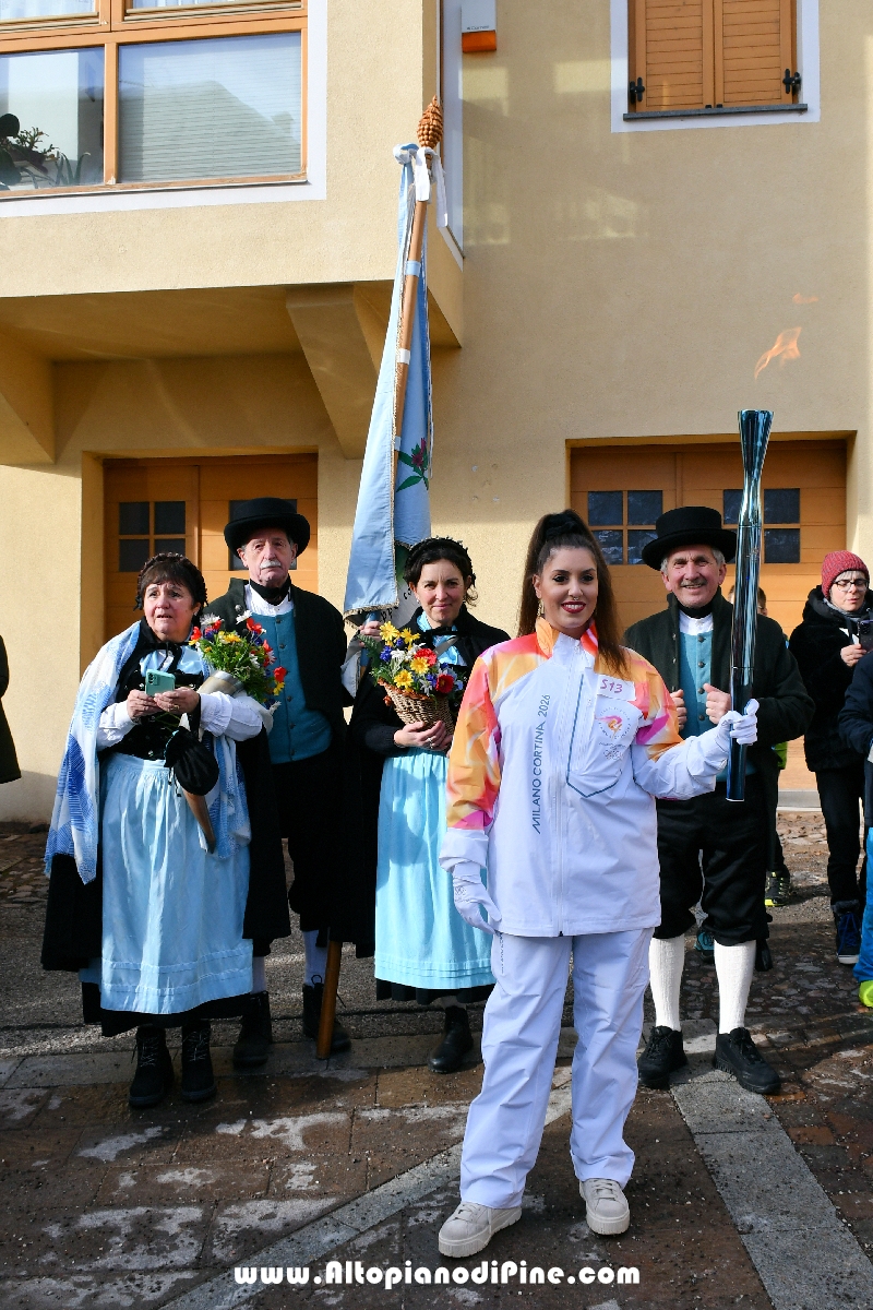 Passaggio Fiaccola Olimpica Miano Cortina 2026 - Baselga di Pin&eacute;