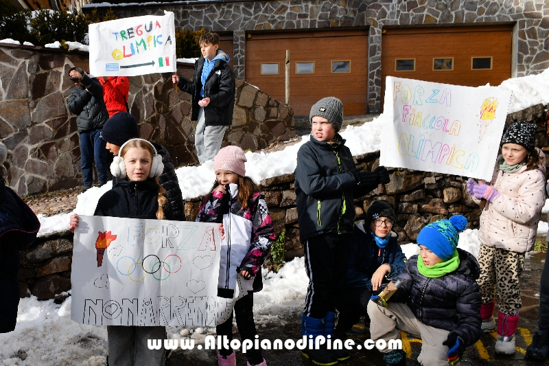 Passaggio Fiaccola Olimpica Miano Cortina 2026 - Baselga di Pin&eacute;