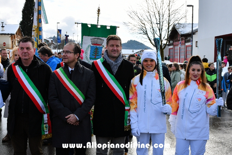 Passaggio Fiaccola Olimpica Miano Cortina 2026 - Baselga di Pin&eacute;
