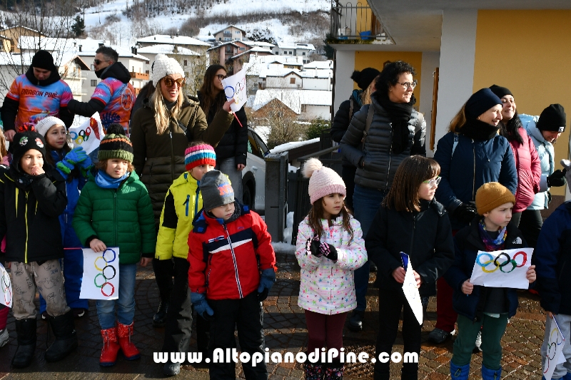 Passaggio Fiaccola Olimpica Miano Cortina 2026 - Baselga di Pin&eacute;
