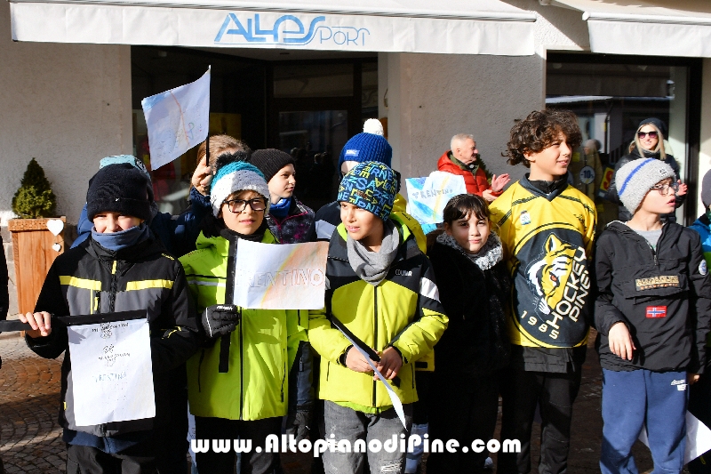 Passaggio Fiaccola Olimpica Miano Cortina 2026 - Baselga di Pin&eacute;