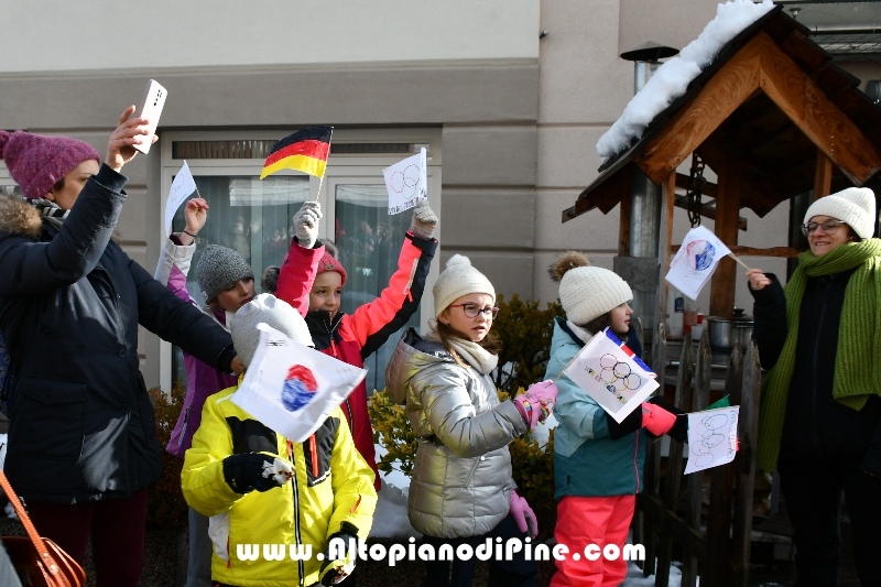 Passaggio Fiaccola Olimpica Miano Cortina 2026 - Baselga di Pin&eacute;