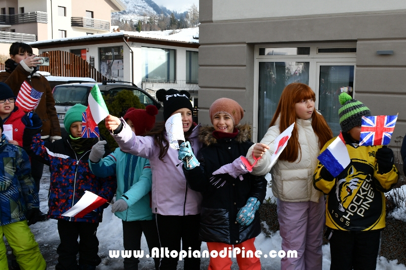 Passaggio Fiaccola Olimpica Miano Cortina 2026 - Baselga di Pin&eacute;