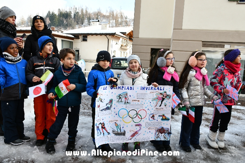 Passaggio Fiaccola Olimpica Miano Cortina 2026 - Baselga di Pin&eacute;