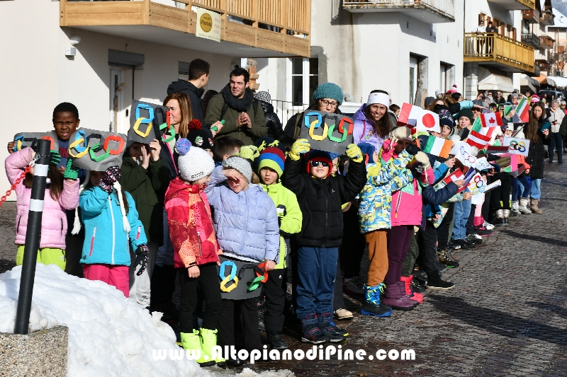 Passaggio Fiaccola Olimpica Miano Cortina 2026 - Baselga di Pin&eacute;